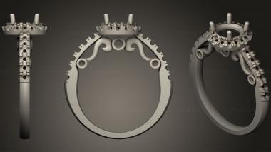 Jewelry rings 3D Gemstone Rings 3d model